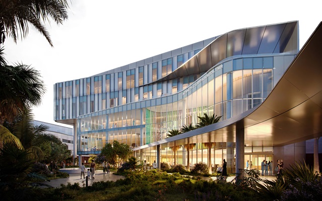 Kenneth C. Griffin Surgical Tower rendering