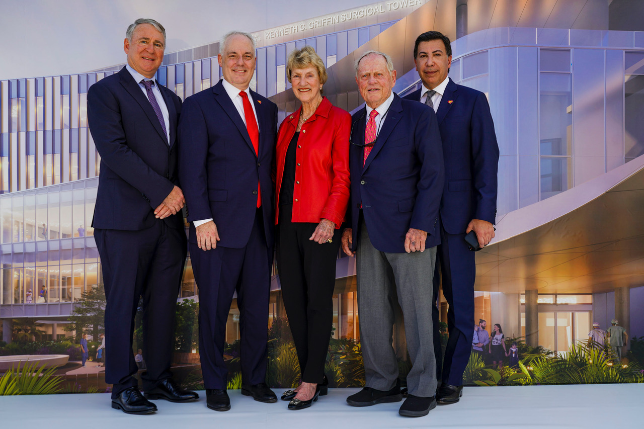 Picture of Kenneth Griffin, Matthew Love, Barbara Nicklaus and Jack Nicklaus